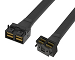 Mini SAS HD SFF-8643 8i转SFF-8643 8i 内弯 内部效劳器高速线